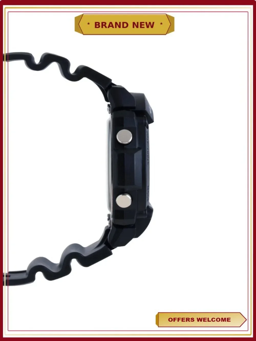 Mens HD Digital Sports Watch, Black (Condition: New)
